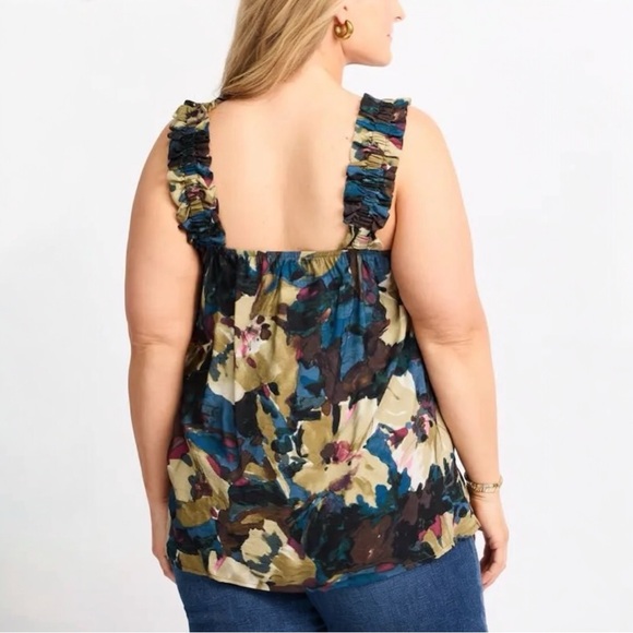 41 Hawthorn DORIT Floral Tank Top - Still Full Price On Stitch Fix 2X - Picture 2 of 3